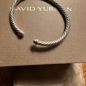 David Yurman Silver Cable Bracelet